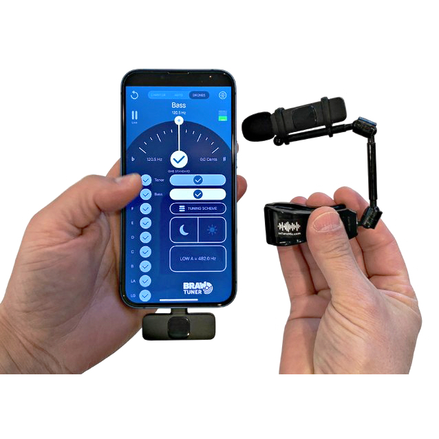 InTune Bagpipe Microphone - USB-C connector