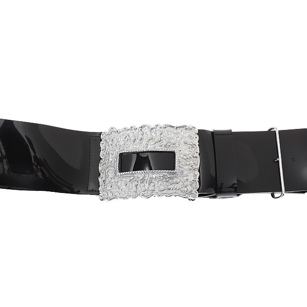 Scots Guards Piper Waistbelt, PVC, Schwarz