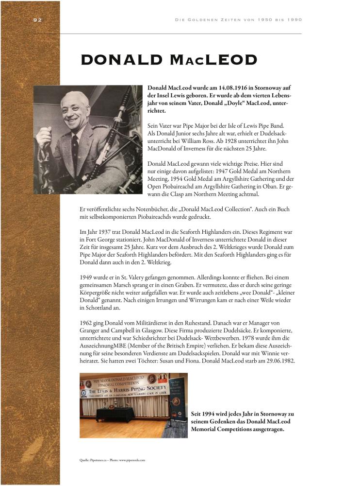 Geschichten und Geheimnisse der Dudelsackmusik - Band 2 - Die goldenen Zeiten 1950 bis 1990