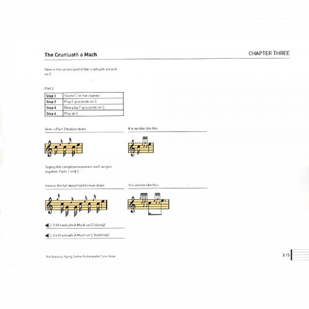 Highland Bagpipe Piobaireachd Tutor Book