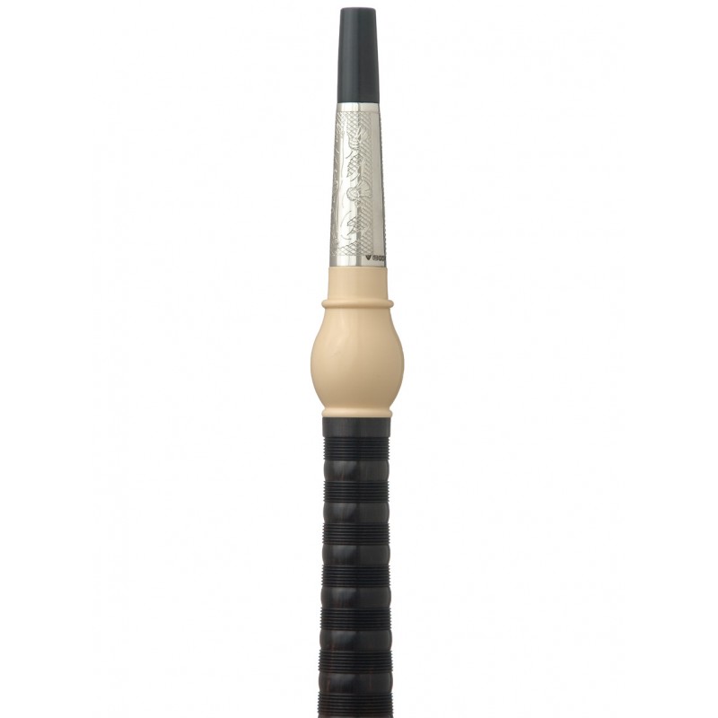 Peter Henderson PH05 Silver Blackwood Bagpipes - Zoomorphic