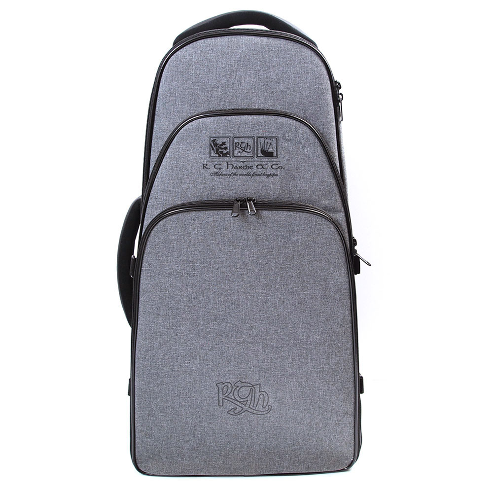 R.G. Hardie Deluxe Bagpipe Case, grey
