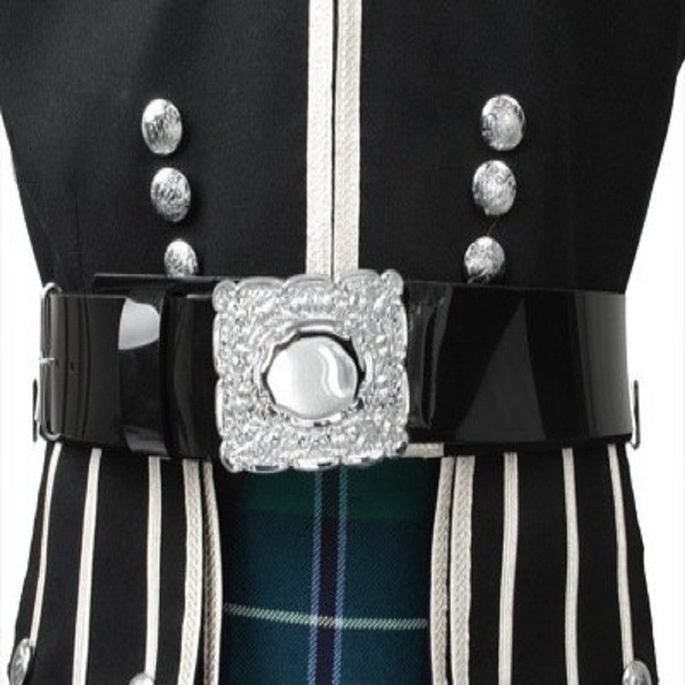 Full Dress PVC-Gürtel, chwarz