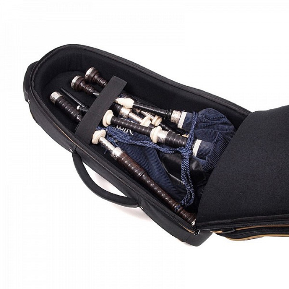 RG Hardie Piper Deluxe Bagpipe Case, black