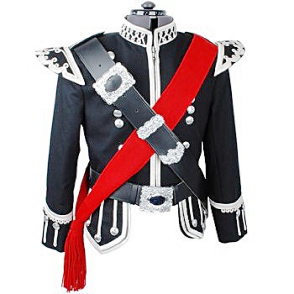 Drum Majors Duty Sash, red -