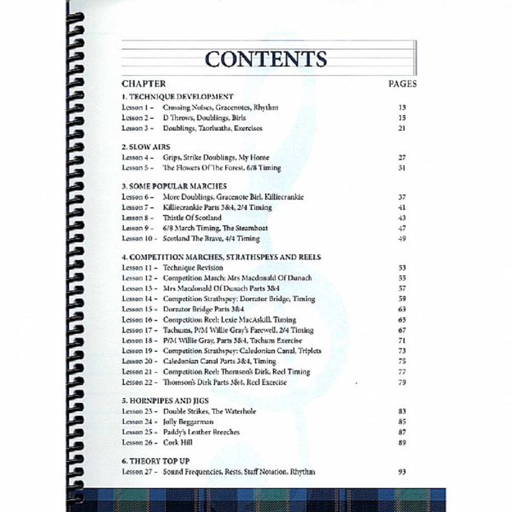College of Piping Tutor 3, English