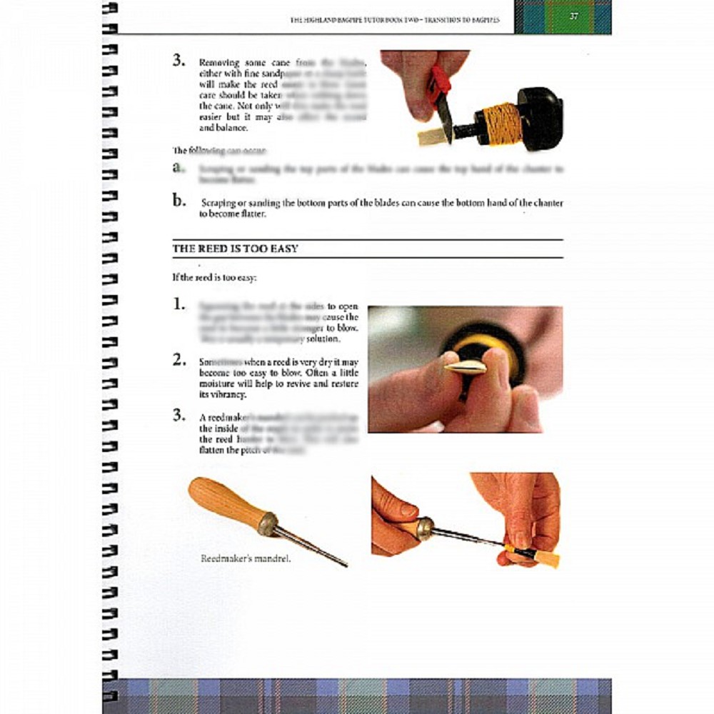 College of Piping Tutor 2 Book, Anglais